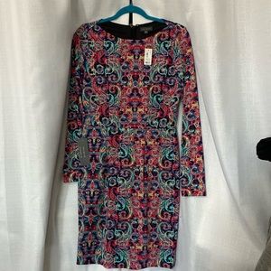 The Limited Watercolor Stretch Dress